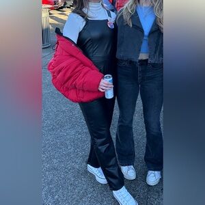 Abercrombie Leather jumpsuit